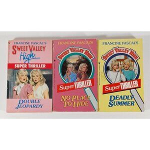 Sweet  Valley High Books Super Thriller Lot Of 3 Francine Pascal